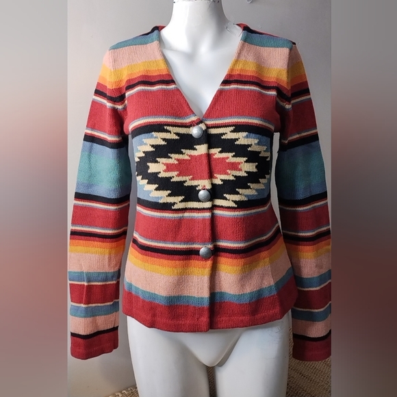 🤠 ♥️ Western Sweater Jacket - Picture 1 of 11
